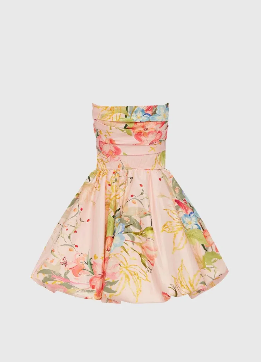 Leo Lin The Katy Bustier Mini Dress in Opulent Print Size 10 for rent on The Volte - main image