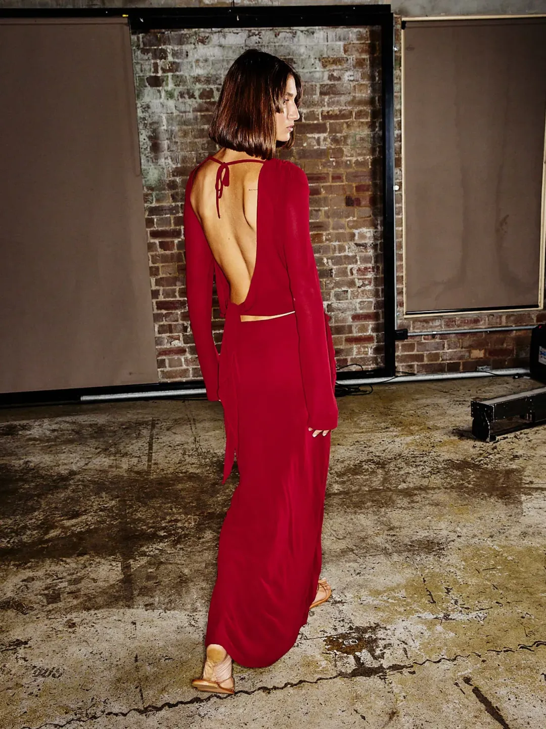 One Mile Maxine Set Burgundy Size 10 for rent on The Volte - main image