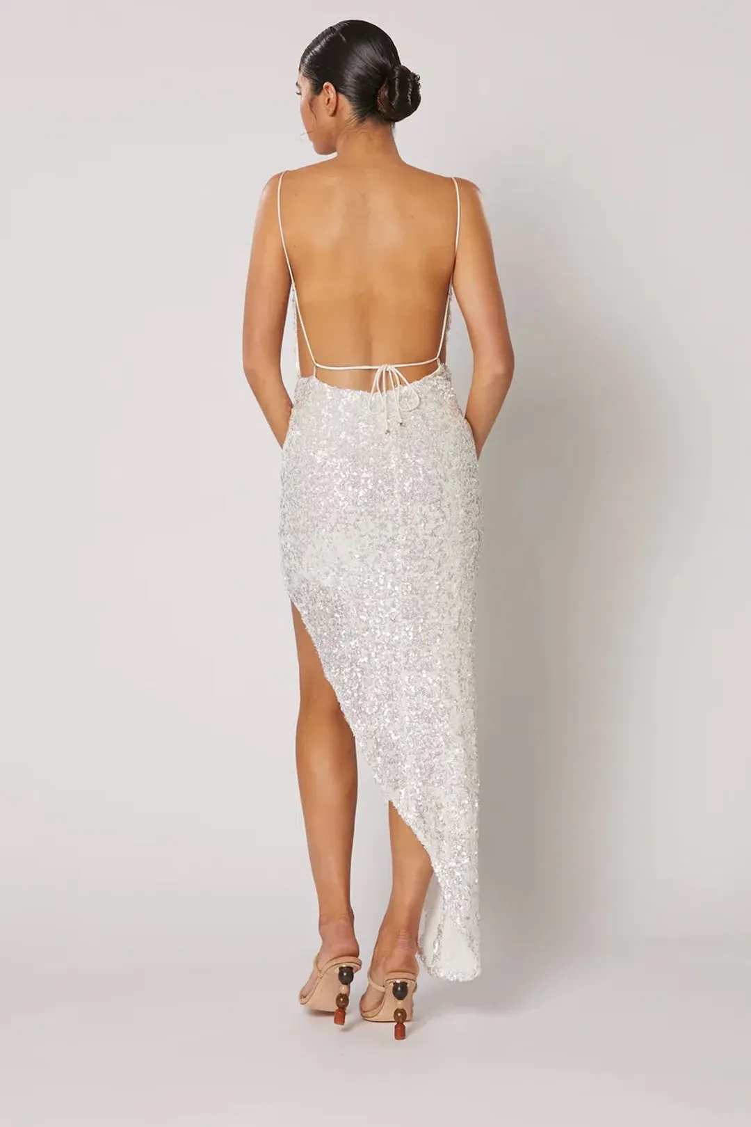 Winona Asha Asymmetrical Midi White Size AU 10 for rent on The Volte - main image