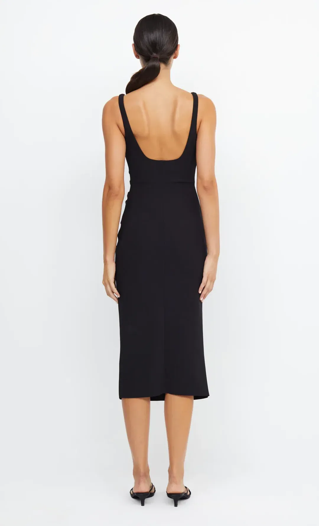 Bec & Bridge Be Mine Square Neck Dress Black Size AU 10 for rent on The Volte - main image
