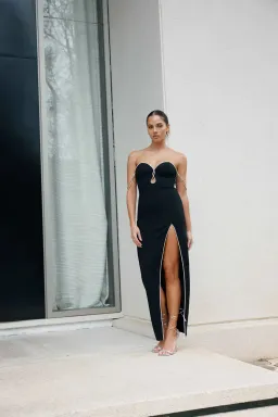 Lexi Phoenix Dress Black Size 10  for rent on The Volte - image 1