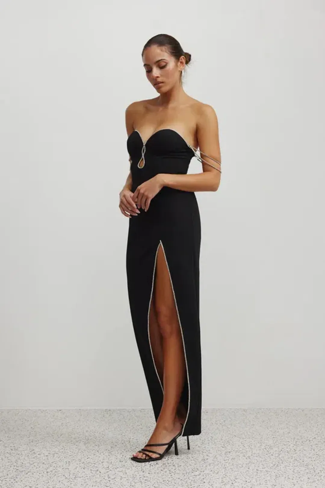 Lexi Phoenix Dress Black Size 10  for rent on The Volte - main image