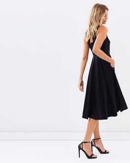 Marcs Numero Uno Cotton Sheen Dress Black Size 8 for rent on The Volte - image 2