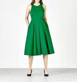 Marcs Green Midi Dress size 8 for rent on The Volte - image 1
