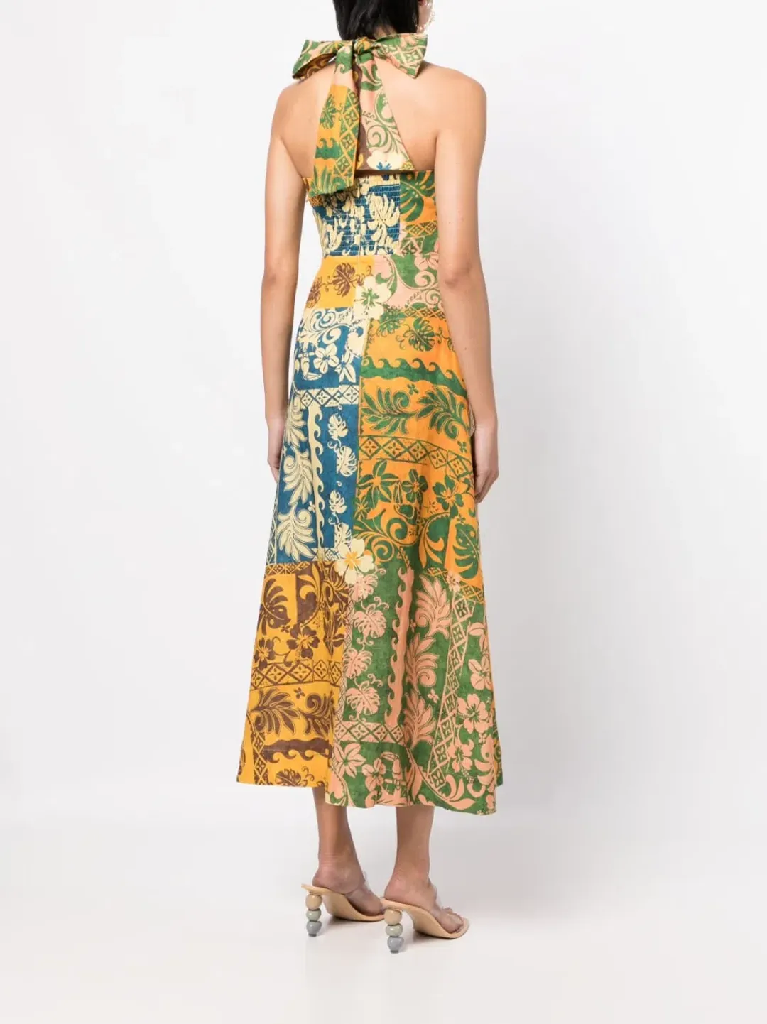 Alemais Archie Halter Dress Multi Size AU 6 for rent on The Volte - main image