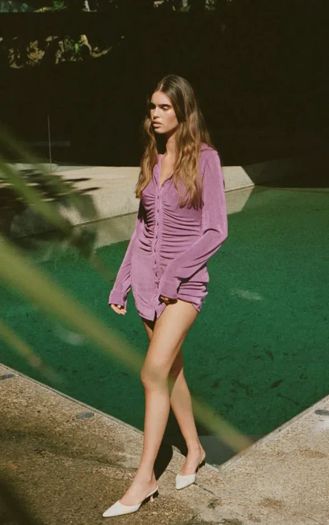 With Jean Purple Andy Dress Purple Size AU 8 for rent on The Volte - main image