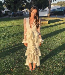 Nicola Finetti Maia Dress White Size 6 for rent on The Volte - image 4