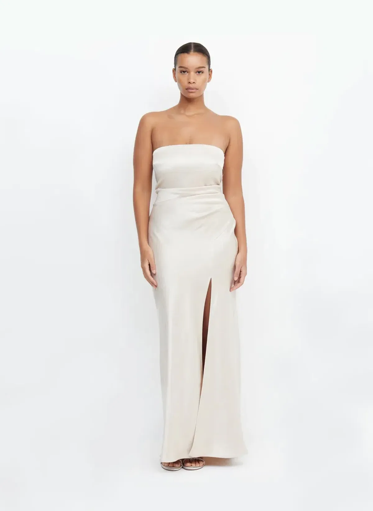 Bec and Bridge The Dreamer Strapless Dress Cream Size 6 for rent on The Volte - main image