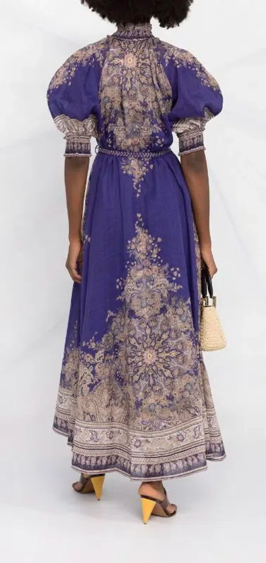 Zimmermann Anneke Swing Dress Indigo Size 3 / Au 14 for rent on The Volte - main image