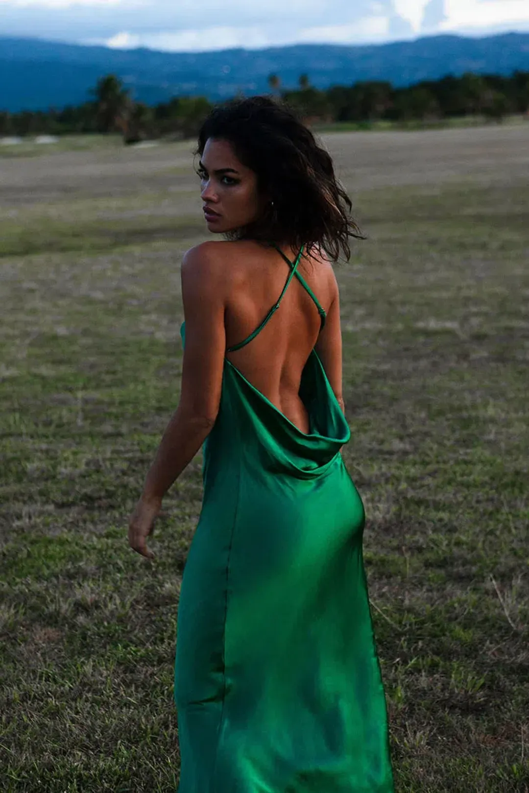 Rat & Boa Gigi Dress Green Size XXS/Au 4 for rent on The Volte - main image
