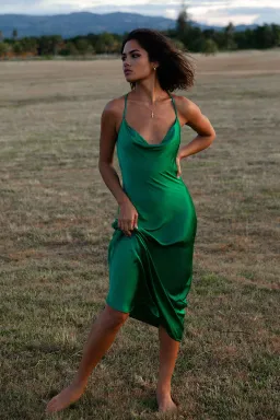 Rat & Boa Gigi Dress Green Size XXS/Au 4 for rent on The Volte - image 1