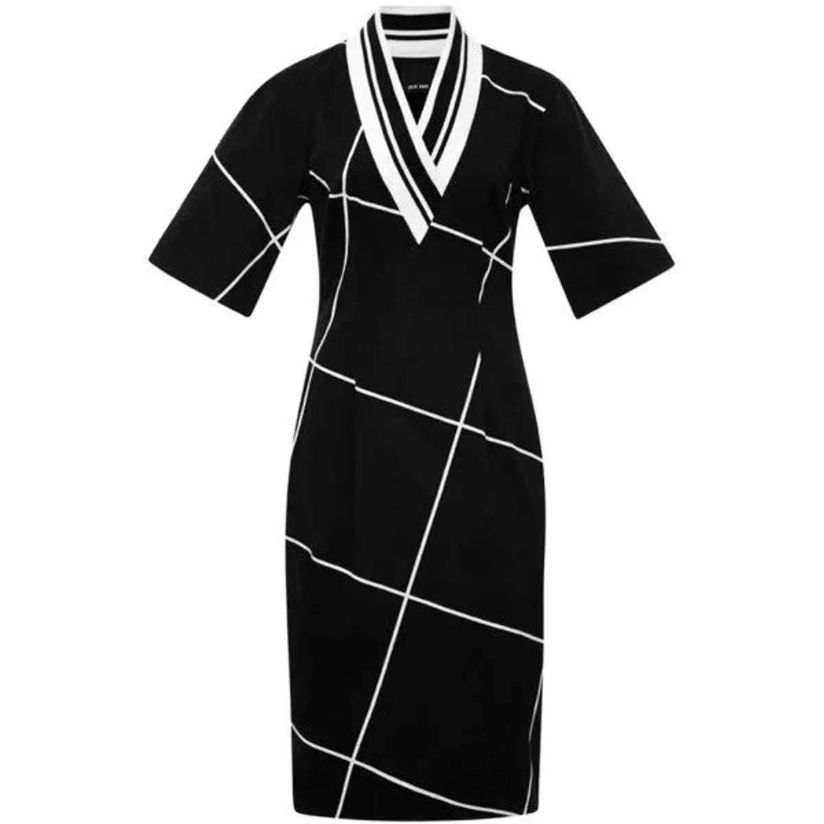 Josh Goot Black and White Check Dress Size 8 for rent on The Volte - main image