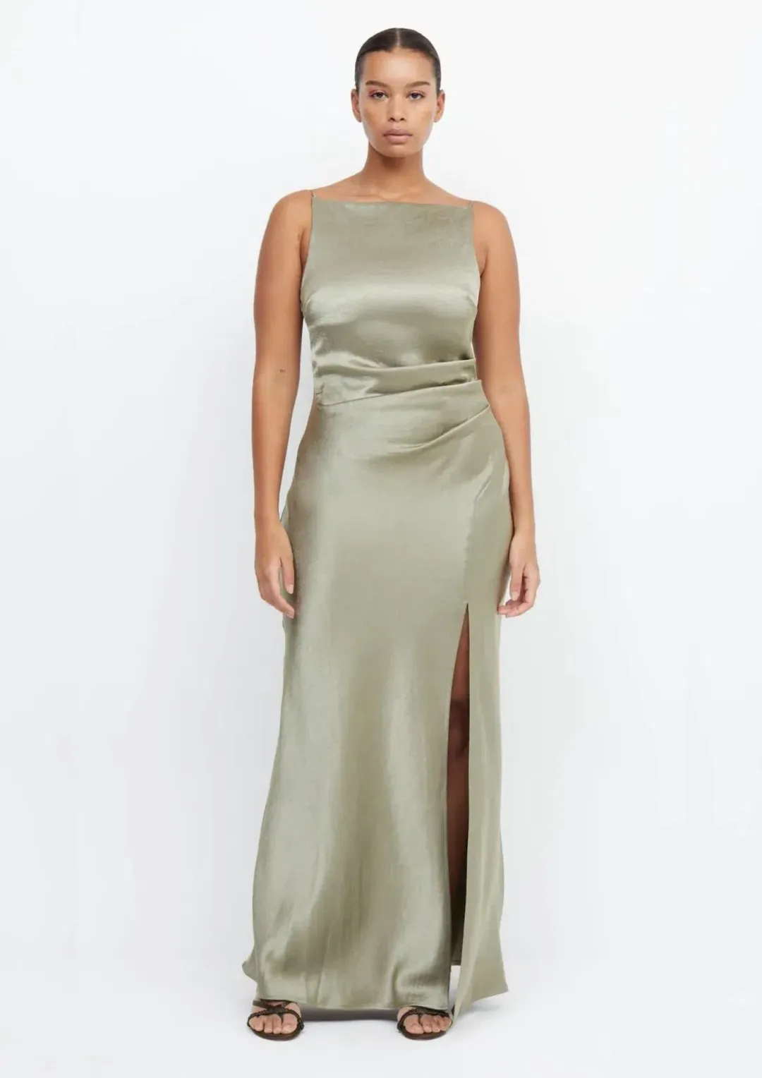 Bec & Bridge The Dreamer Maxi Dress Sage Size 10 for rent on The Volte - main image