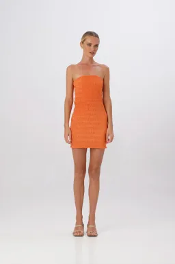 L'Idee Aurore Mini Dress Tangelo Size 8  for rent on The Volte - image 1