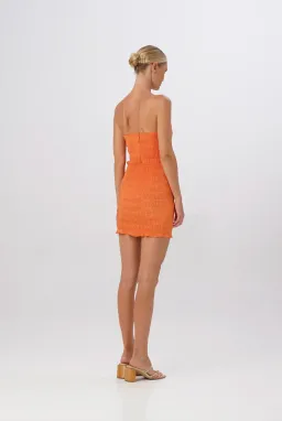 L'Idee Aurore Mini Dress Tangelo Size 8  for rent on The Volte - image 3
