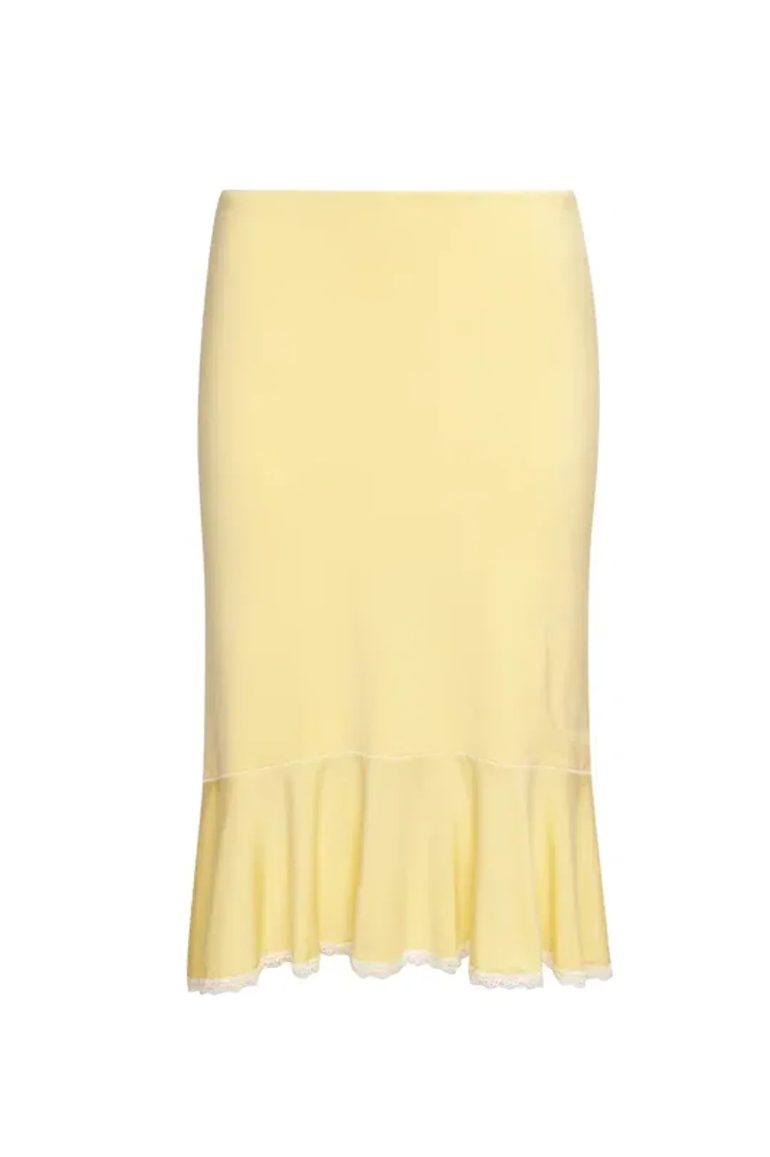 Danielle Guizio Dainty Lace Set Yellow Size 8  for rent on The Volte - main image