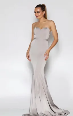 Jadore JX1047 Salome Dress in Bone Cream Size 6 for rent on The Volte - image 1