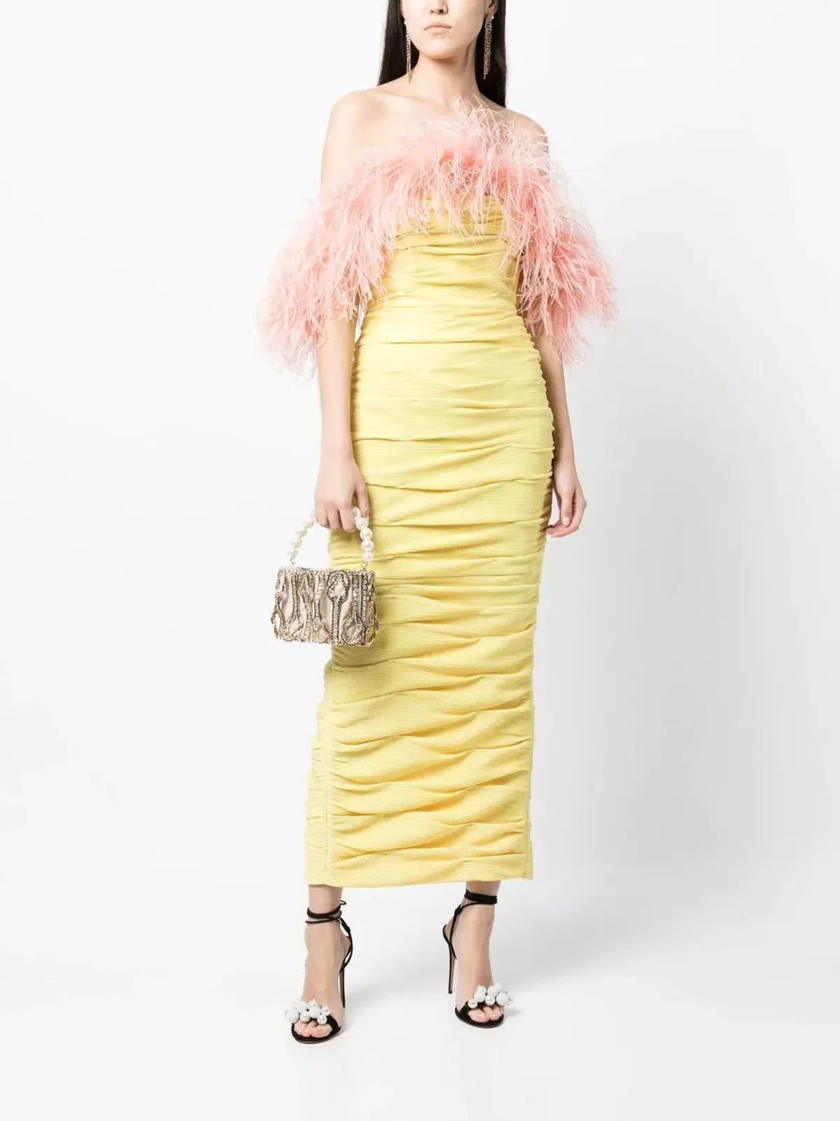 Rachel Gilbert Zion Dress Lemon Size 1 / Au 8 for rent on The Volte - main image