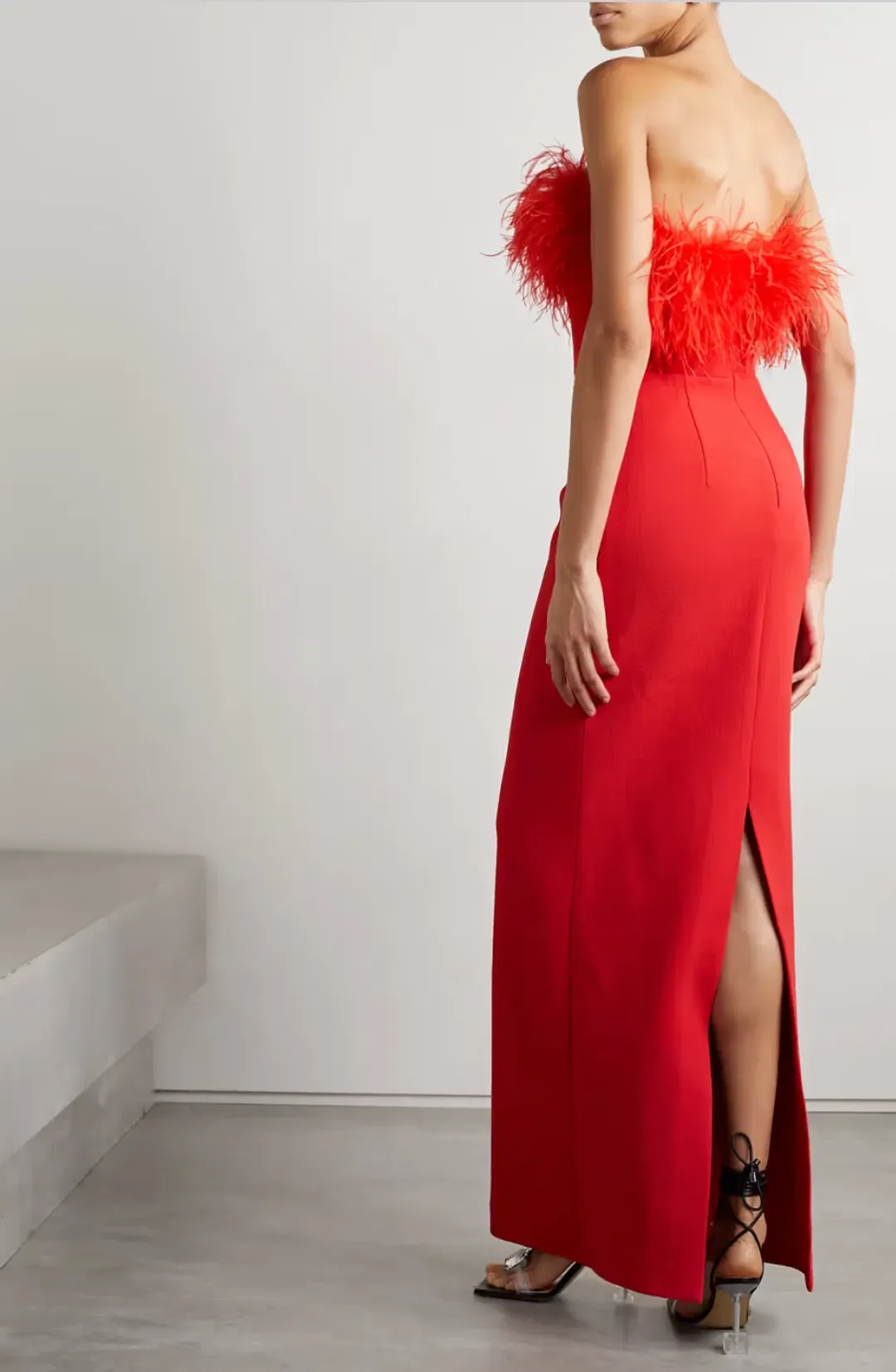 Rebecca Vallance Scarlett Gown Red Size 8 for rent on The Volte - main image