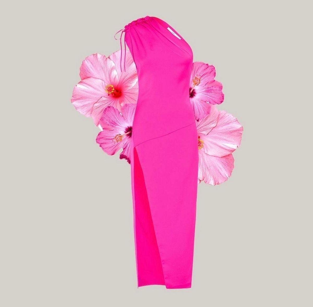 By Johnny  Neon Pink  Jasmine Dress Size 12 for rent on The Volte - main image