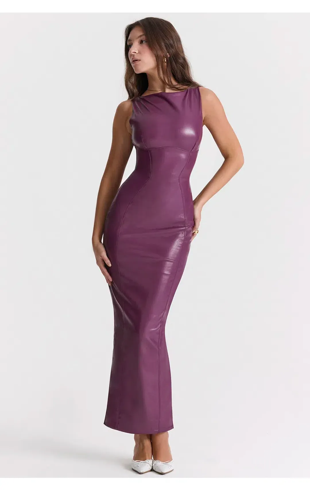 House of CB Sahara Dress Purple Size XS / AU 6 for rent on The Volte - main image