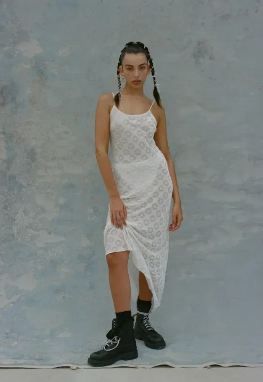 Realisation Par The Clementine Dress In Ivory Size AU 6 for rent on The Volte - main image