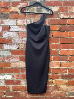 Maurie & Eve Midi Dress Black Size AU 6 for rent on The Volte - image 1