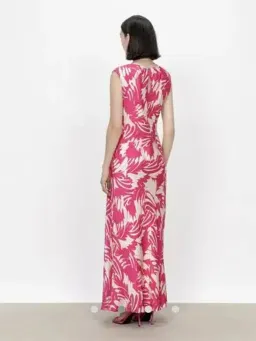 Veronika Maine Pink Maxi Dress Pink Size AU 8 for rent on The Volte - image 3