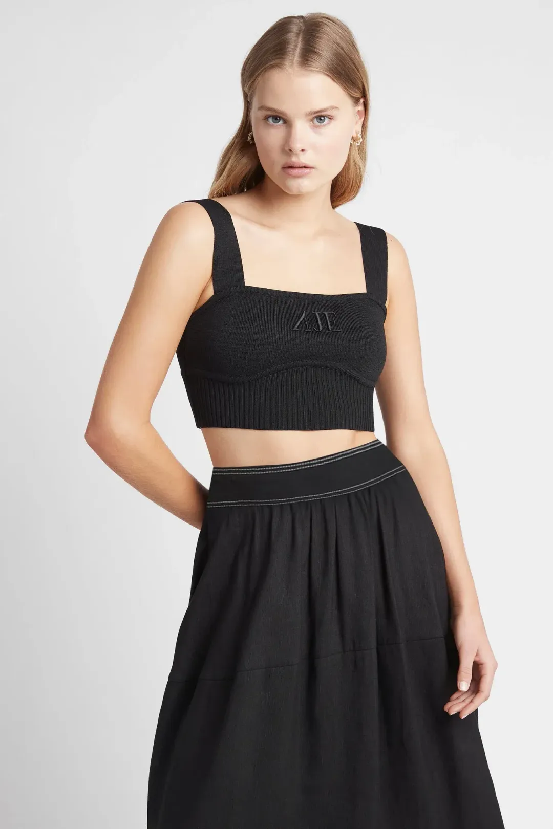 Aje Lucia Top Black Size M / Au 10 for rent on The Volte - main image