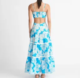 Sheike Tropic Breeze Maxi Dress Blue Size 10 for rent on The Volte - image 3