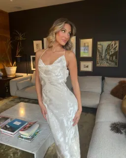 Rat & Boa Primrose Dress White Size 8 for rent on The Volte - image 2