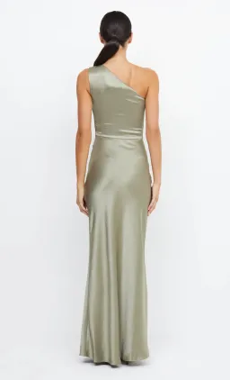 Bec & Bridge The Dreamer Asym Dress Sage Size AU 8 for rent on The Volte - image 2