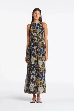 Sir the Label Lilian Cross Back Dress Delia Floral Print Size 0 / Au 6 for rent on The Volte - image 1