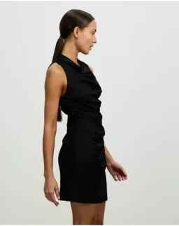 Lover Lisboa High Neck Mini Dress Black Size 6 for rent on The Volte - image 2