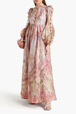 Zimmermann Botanica Butterfly Gown Size 3/Au 14  for rent on The Volte - image 1