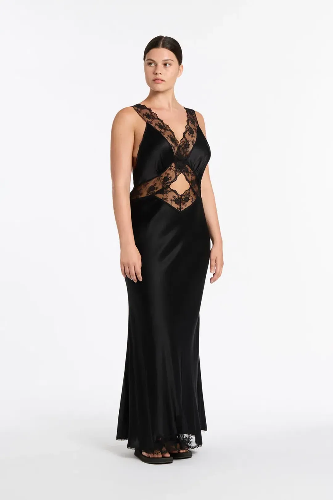 Sir The Label Aries Cutout Dress Black Size 8 for rent on The Volte - main image