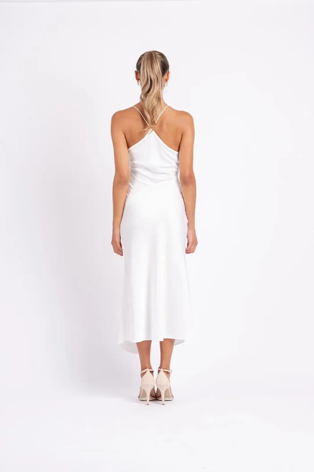 One Fell Swoop Muse Maxi Dress White Maxi Size 8 for rent on The Volte - main image