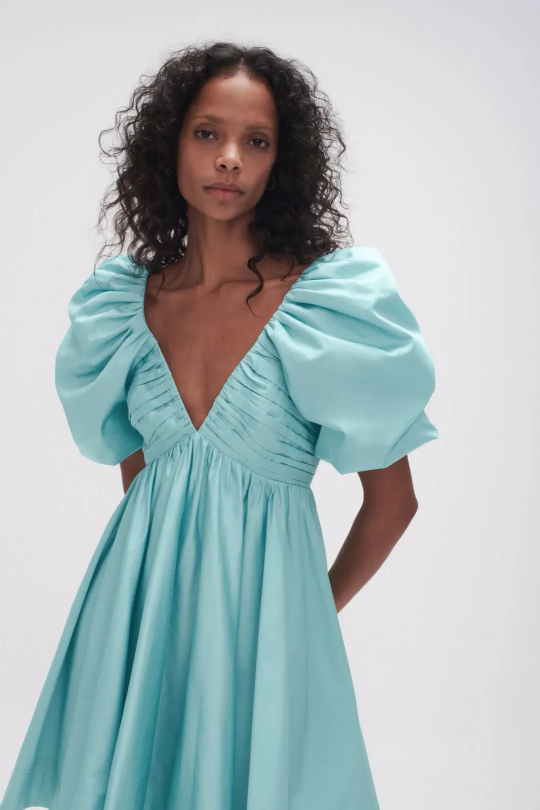 Aje Gabrielle mini Spearmint Blue Size 6 for rent on The Volte - main image