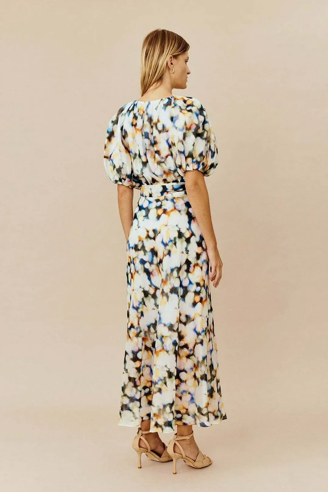 Ginger and Smart Lumiere Wrap Dress Lumiere Multi Print Size 8 for rent on The Volte - main image