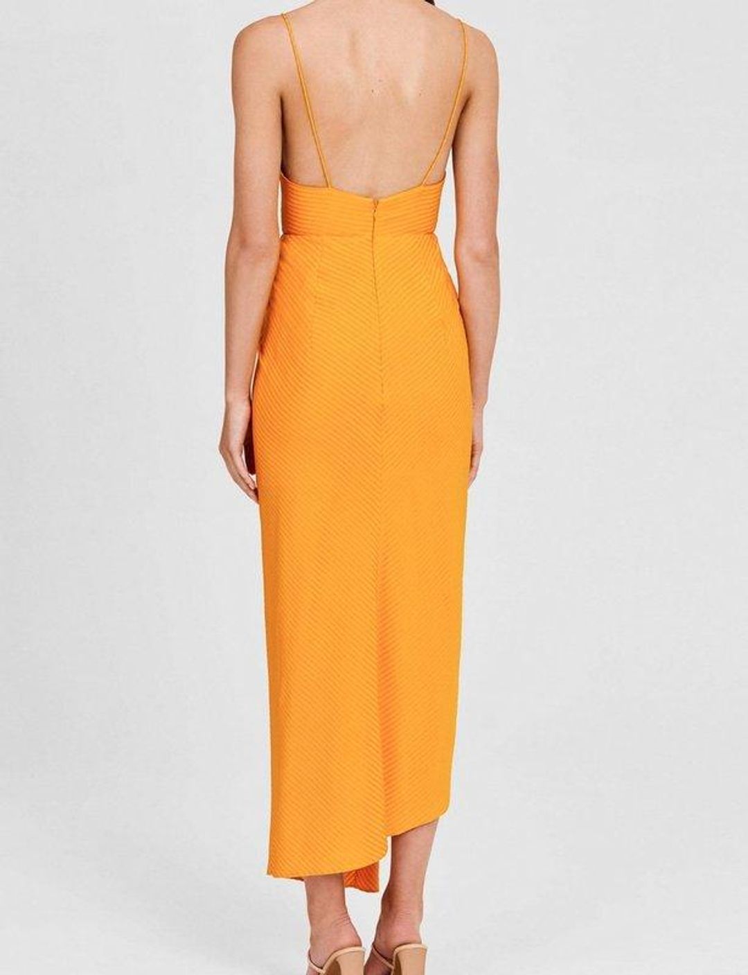 Significant Other Gold Dust Dress Sunrise Orange Size 10 for rent on The Volte - main image