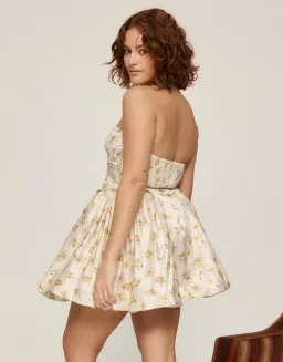 Alemais Bea Corset Mini Dress In Ivory Ladies Size 14  for rent on The Volte - image 3