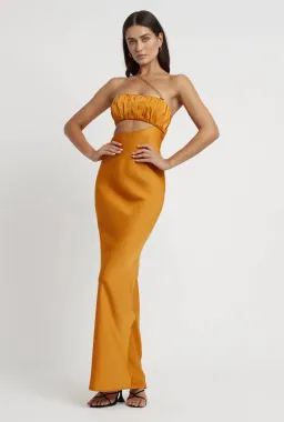 Lexi the Label Talia Dress in Honey Size 8 for rent on The Volte - image 1