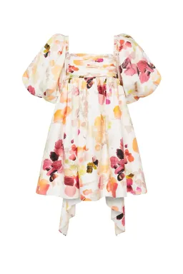 Aje Dassia Puff Sleeve Mini Dress Floral Size 10 for rent on The Volte - image 7