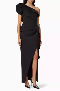 Rachel Gilbert Aurora Gown Black Size 3 / AU 12 for rent on The Volte - image 4
