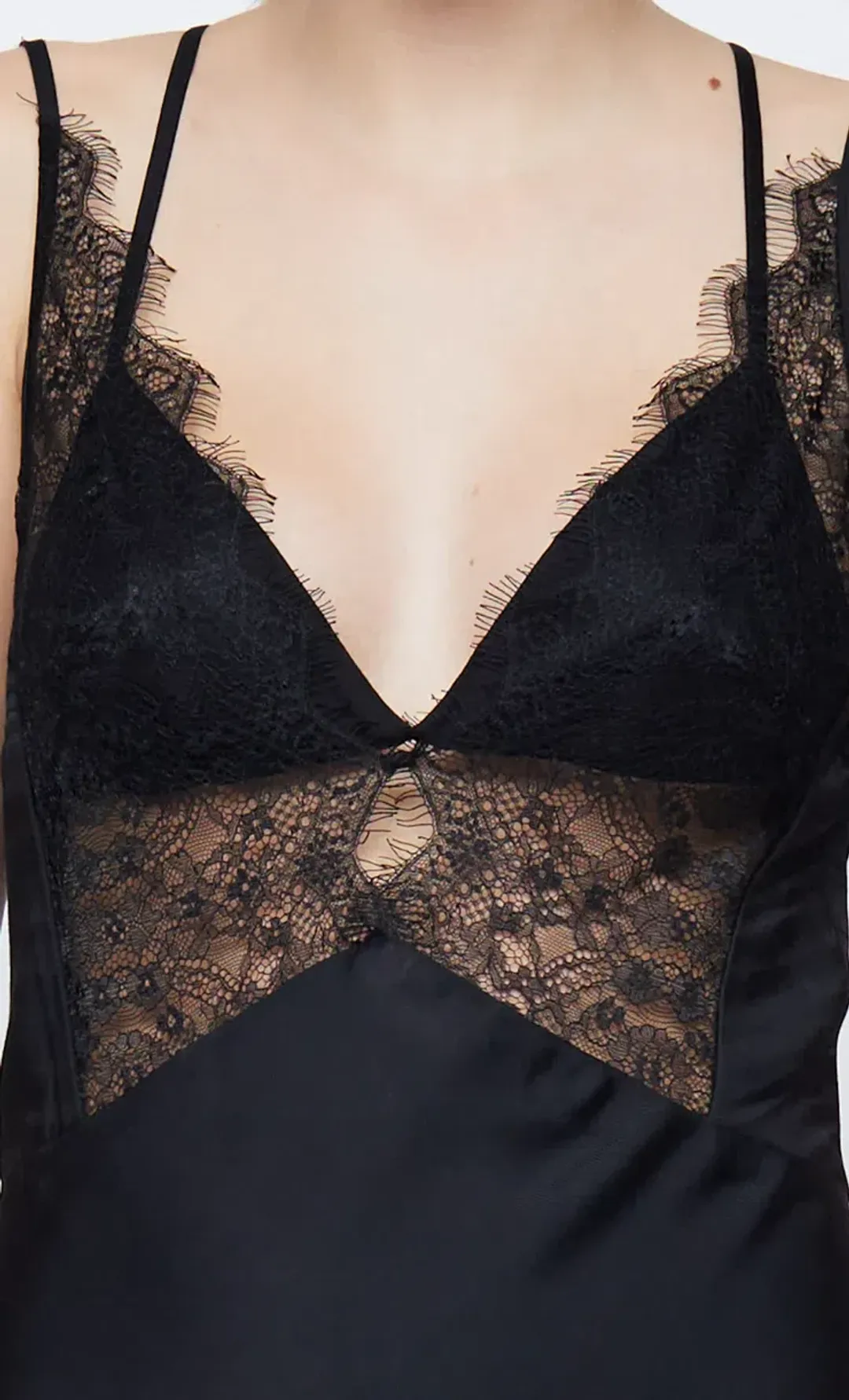 Bec & Bridge Lucille Lace Maxi Dress Black Size 12 for rent on The Volte - main image