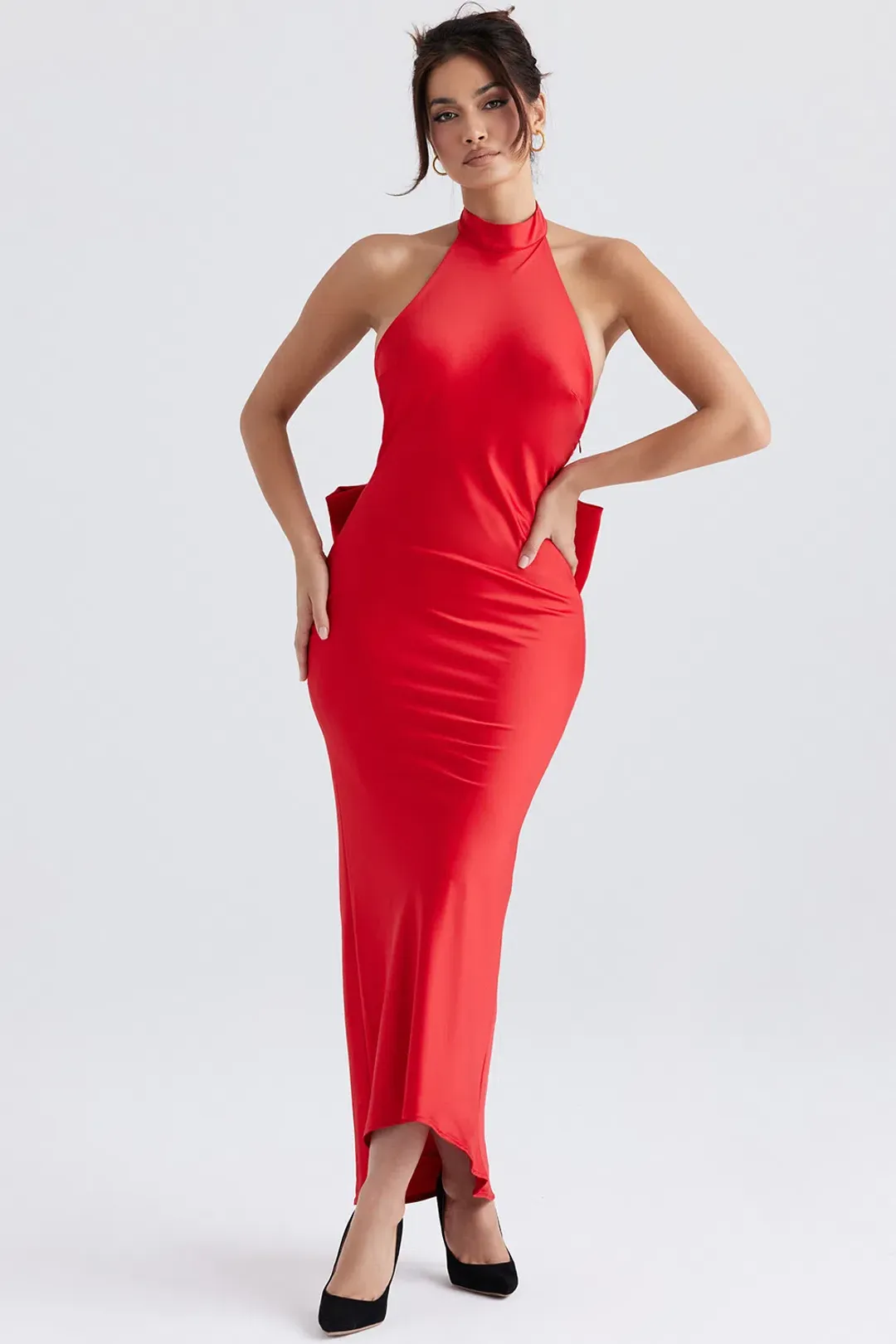 House of CB Ilaria Maxi Dress Red Size XS / AU 6 for rent on The Volte - main image