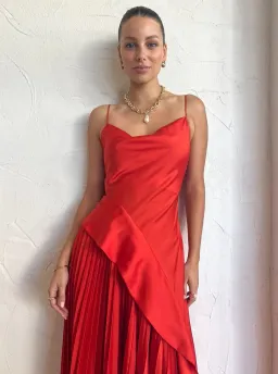 Acler OSullivan Dress in Scarlet Size 10 for rent on The Volte - image 6