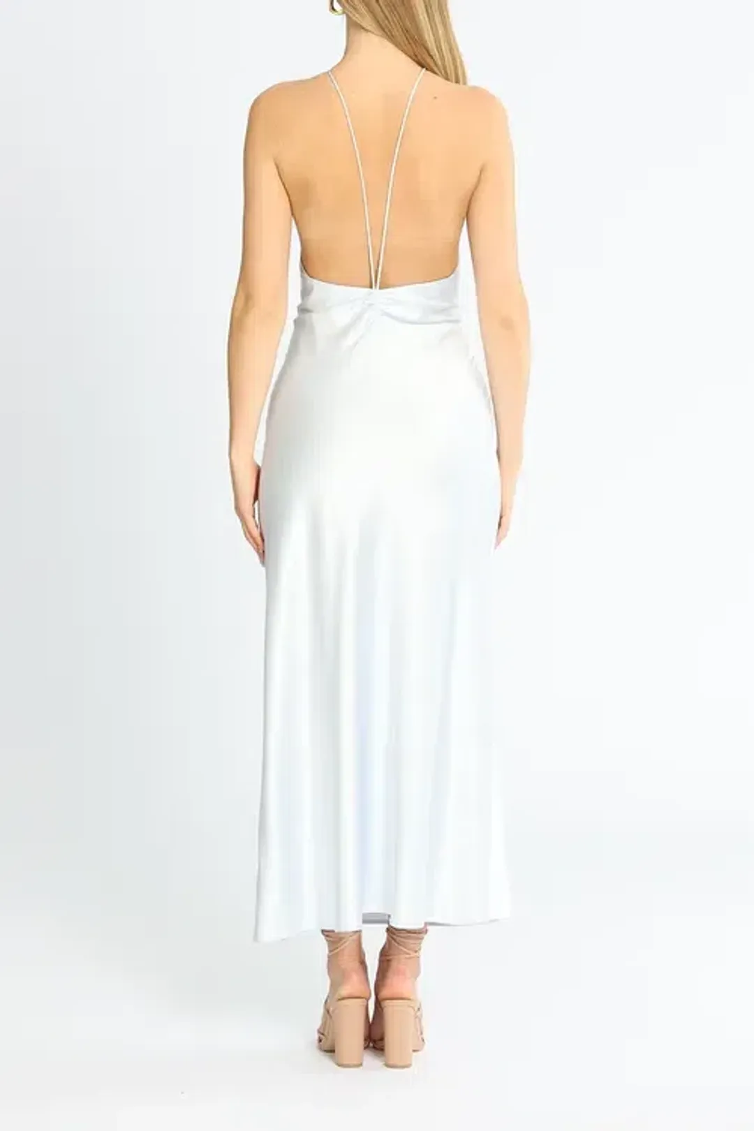 Significant Other Vienna Midi Dress Blue Size 14 for rent on The Volte - main image