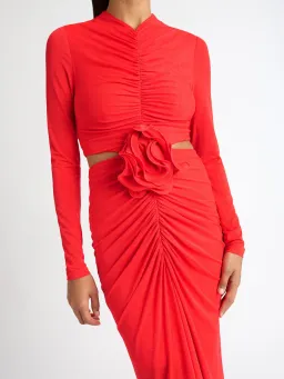 Sheike Signature Maxi Dress Red Size AU 6 for rent on The Volte - image 2