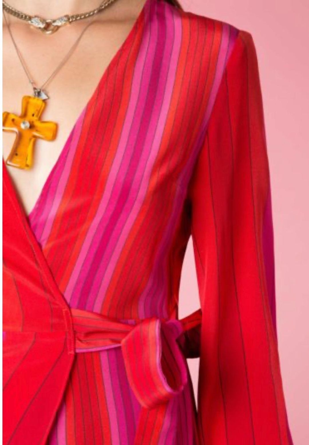 Rixo London Marni Studio Stripe Size AU 12 for rent on The Volte - main image